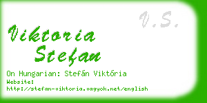 viktoria stefan business card